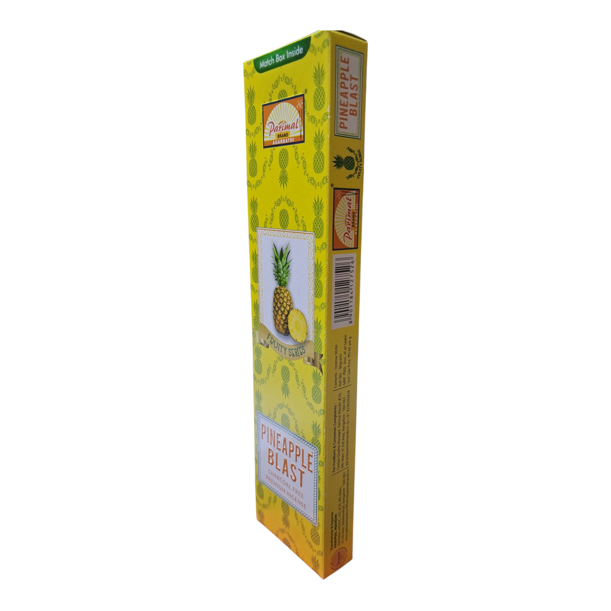 Parimal Pinapple Blast Charcoal Free Premium Incense