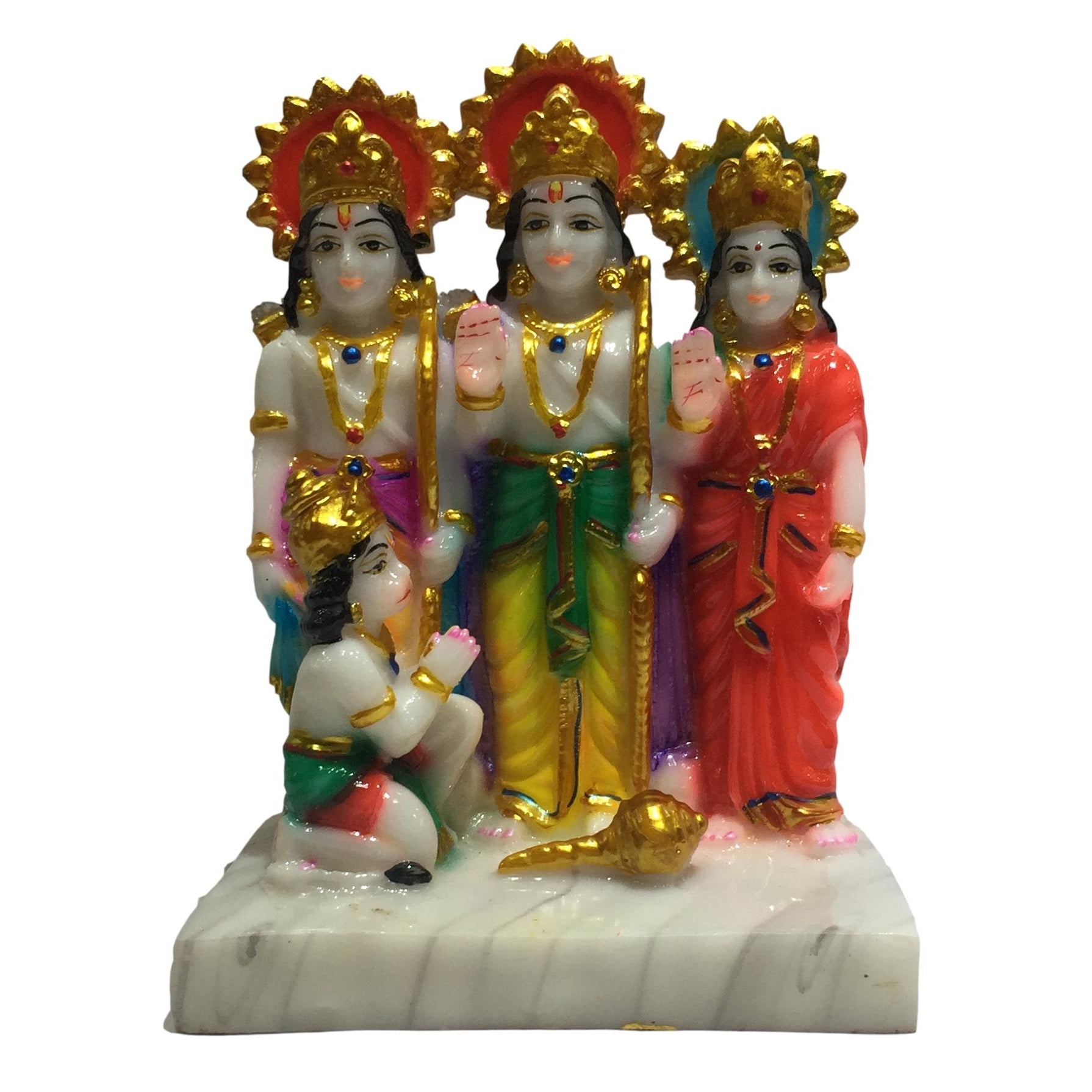 Ram Parivar Marble Dust Statue 7 Inches