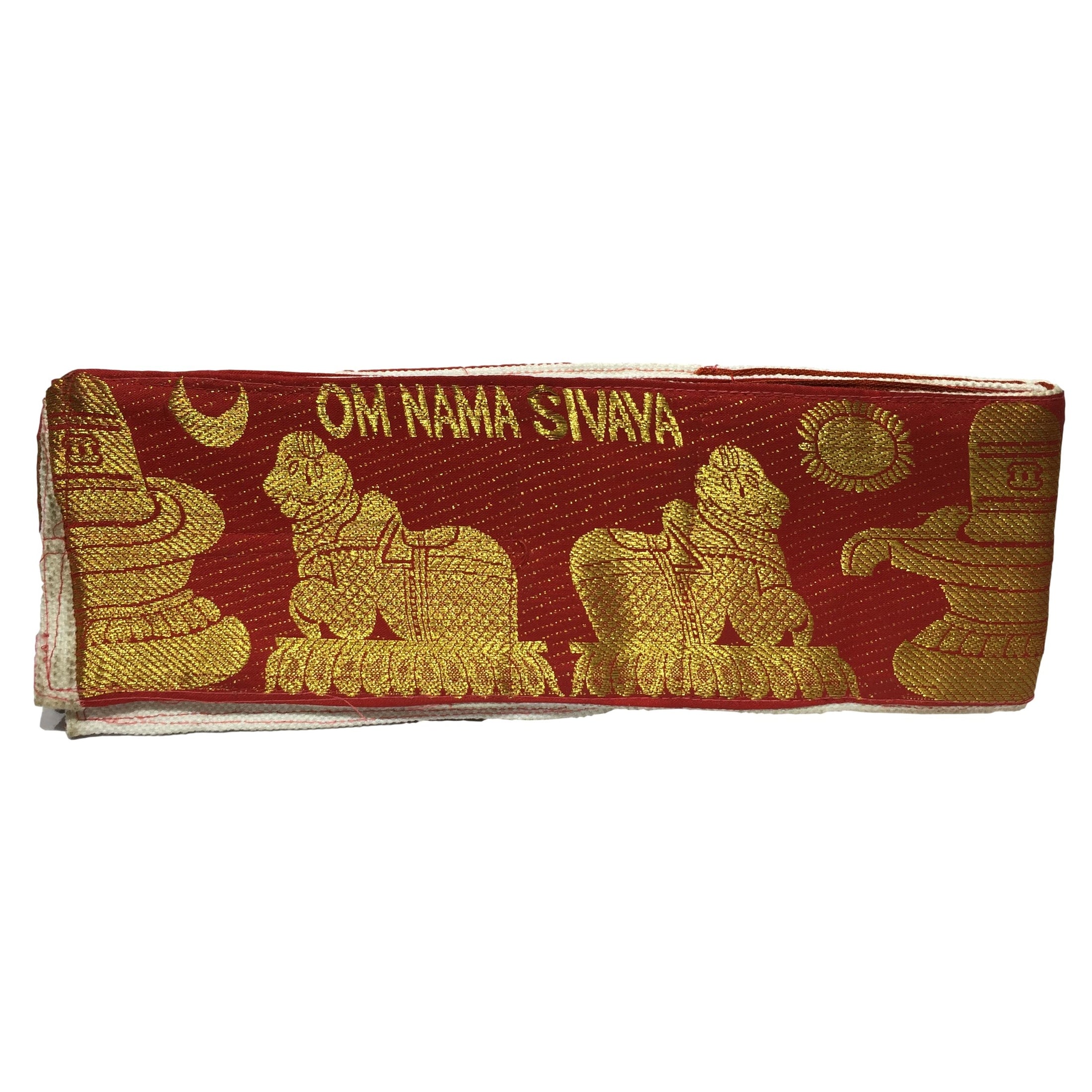 Lingam and Nandi Velvet Fabric Waist Belt with Pocket 1 & 1.25 m Length