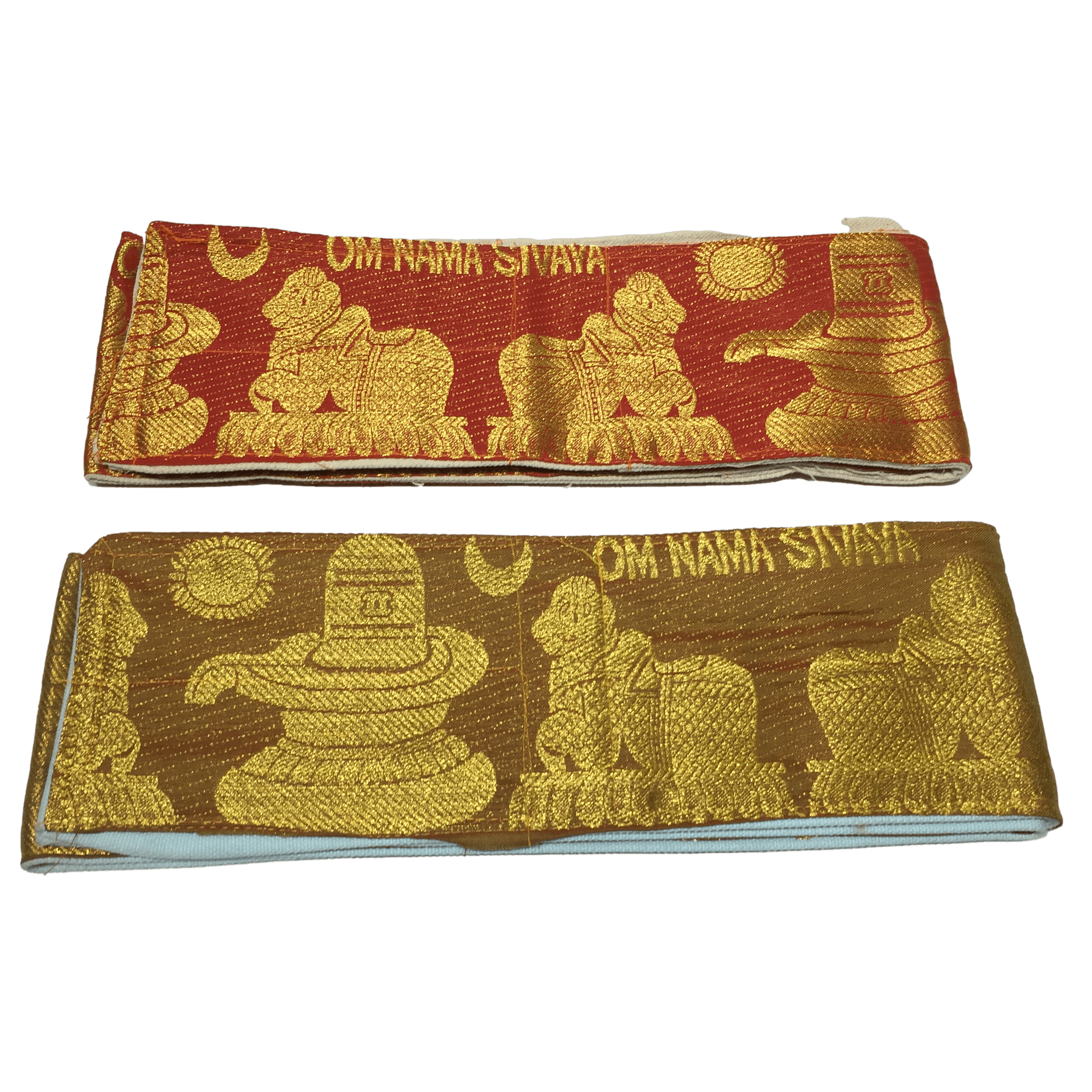 Lingam and Nandi Velvet Fabric Waist Belt with Pocket 1 & 1.25 m Length