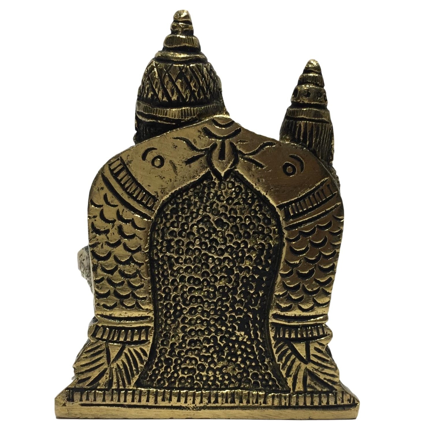 Lakshmi Kubera Brass Antique Statue 3 inch - Sri Prarthana