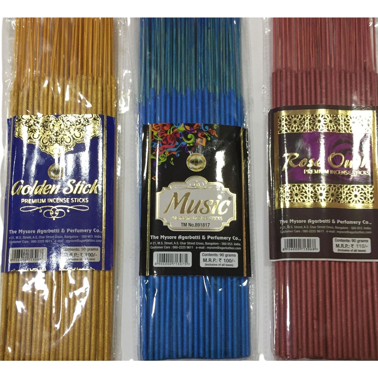 MAP Rose Oudh Premium Incense Sticks - Sri Prarthana