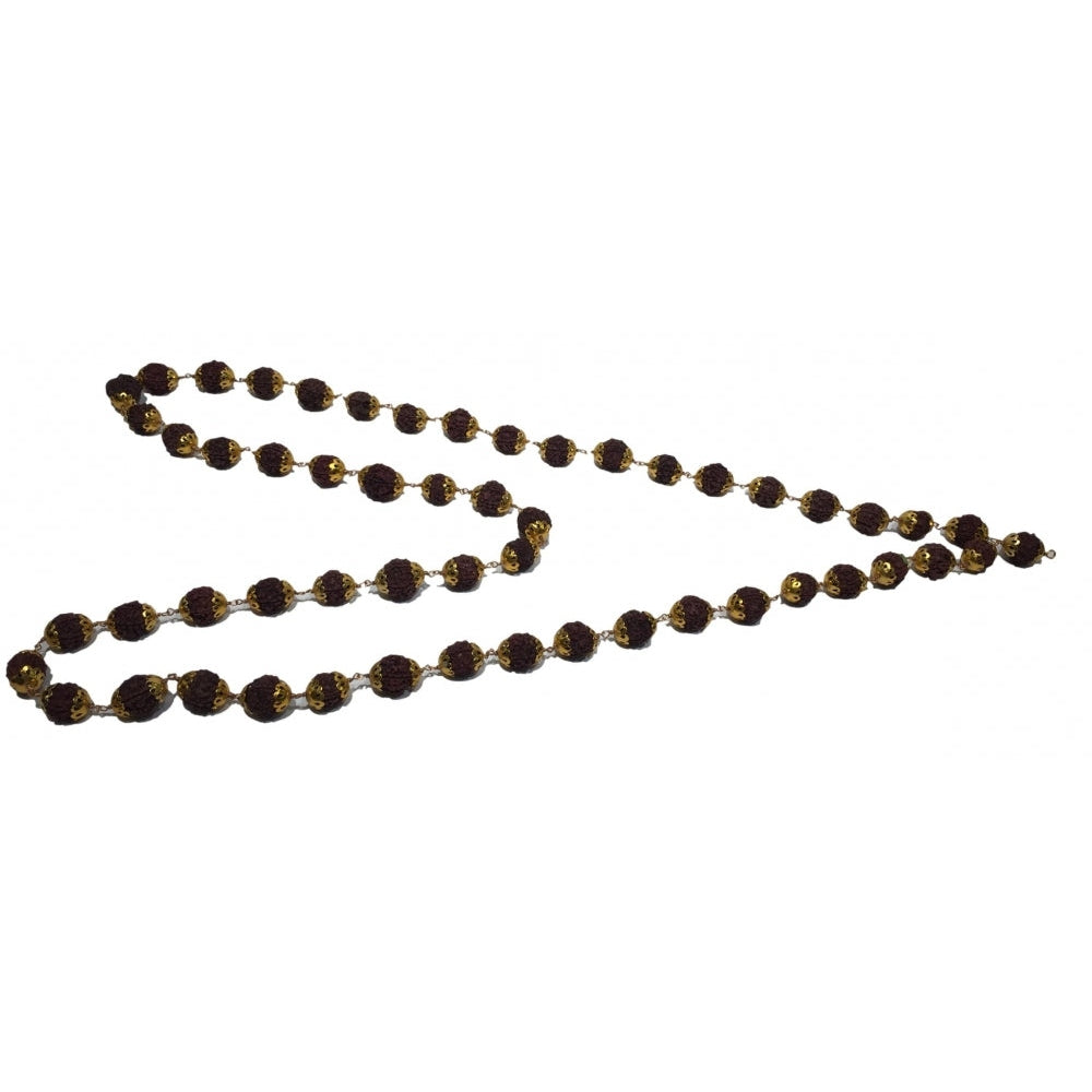 Brass ornamented Rudraksh Mala 54 Beads