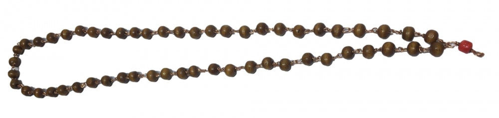 Brown Thulsi Mani Mala 54 Beads