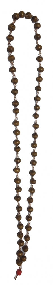 Brown Thulsi Mani Mala 54 Beads