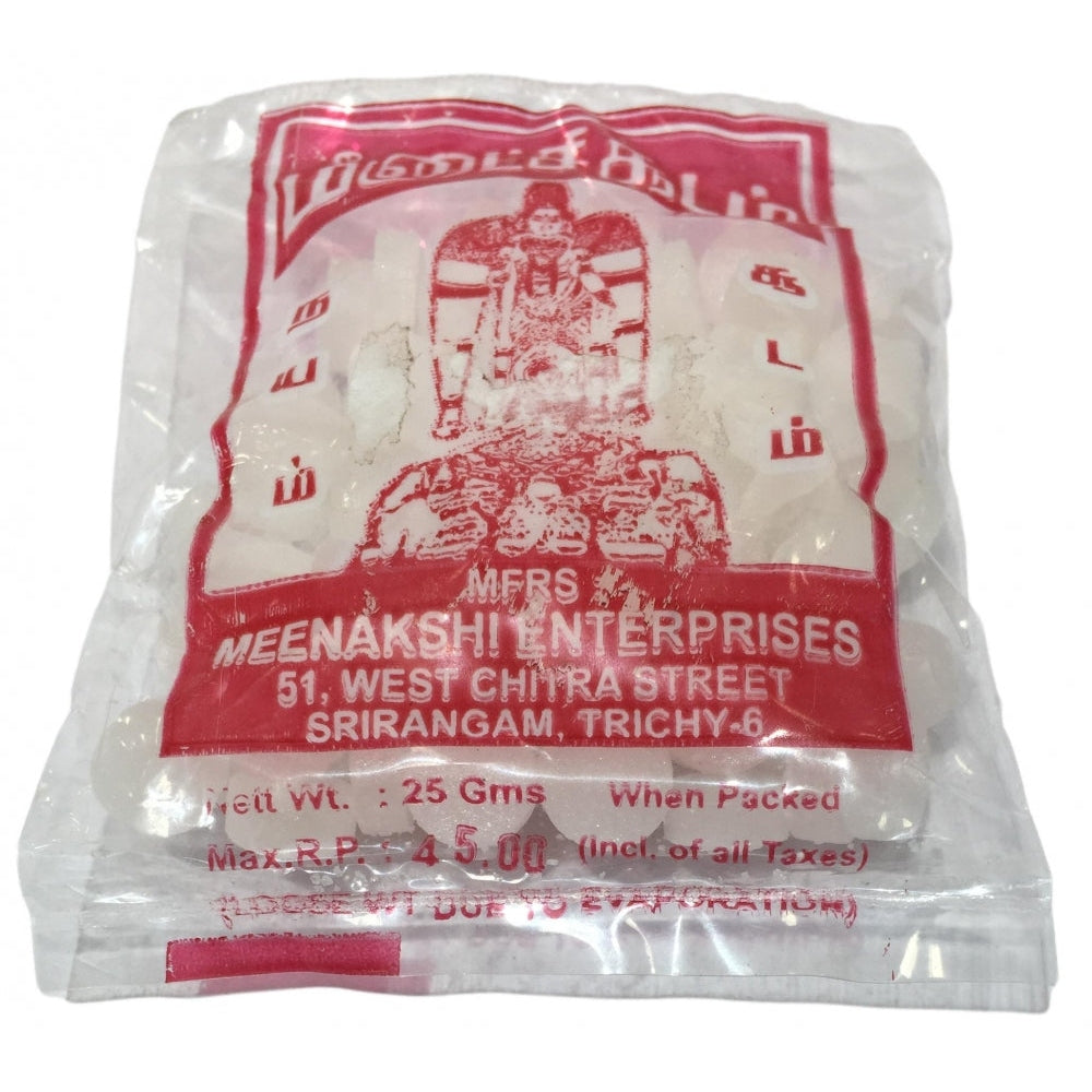 Meenakshi Pure White Camphor 25 Gms