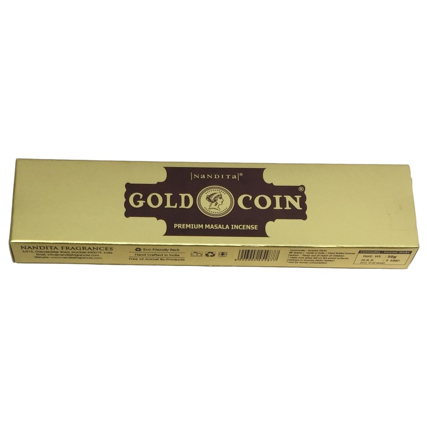 Nandita Gold Coin Premium Masala Incense - Sri Prarthana