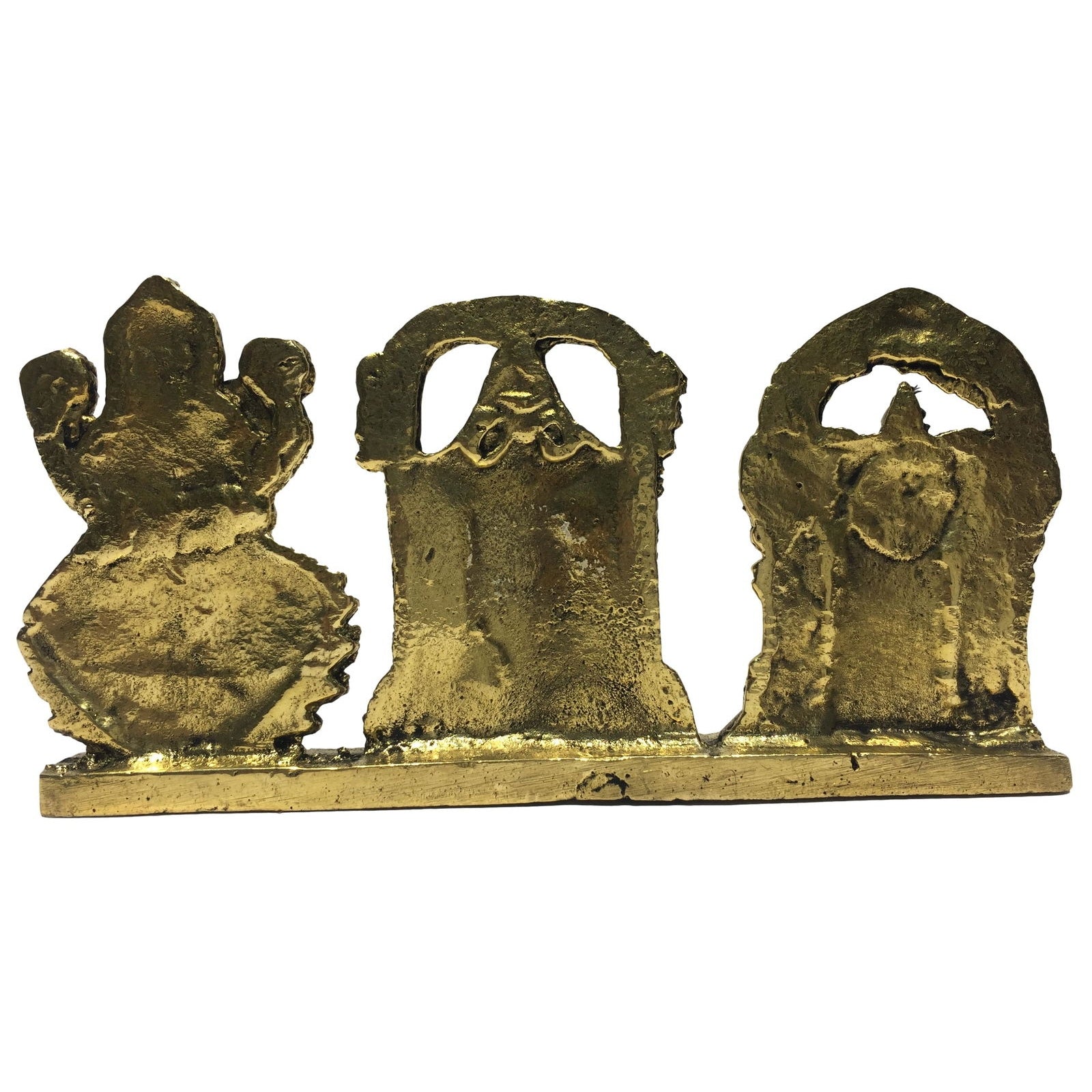 Padmavathi Balaji Lakshmi Brass Antique Craft 3 Inch - Sri Prarthana