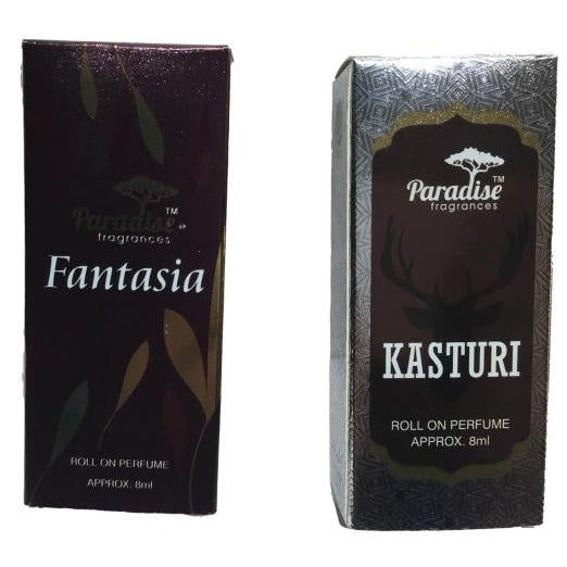 Paradise Fragrance Kasturi & Fantasia Roll On 8 ml