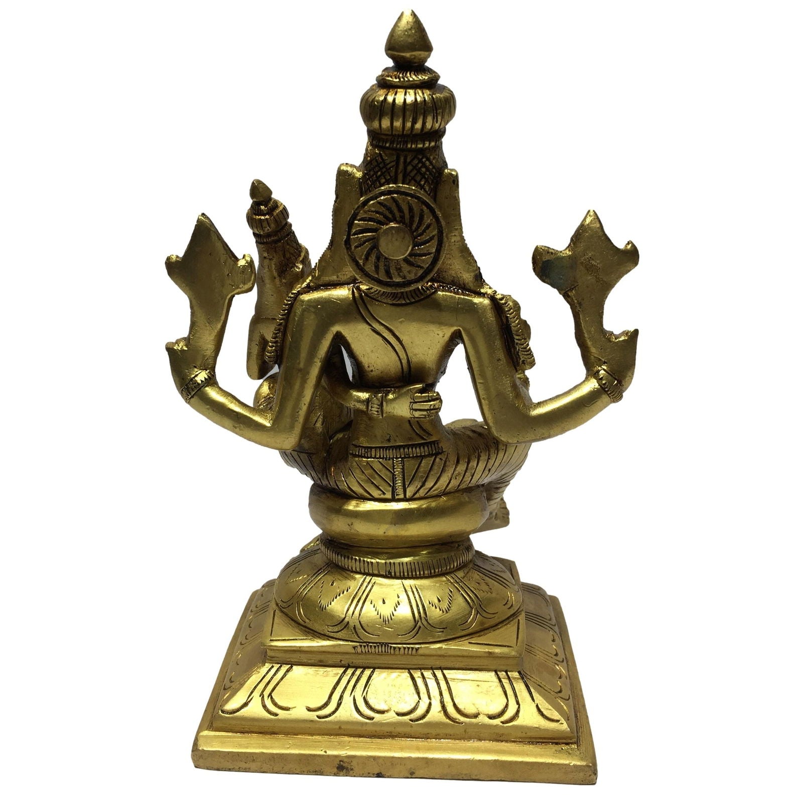Sri Lakshmi Varaahar Brass Antique Statue 6 Inch - Sri Prarthana