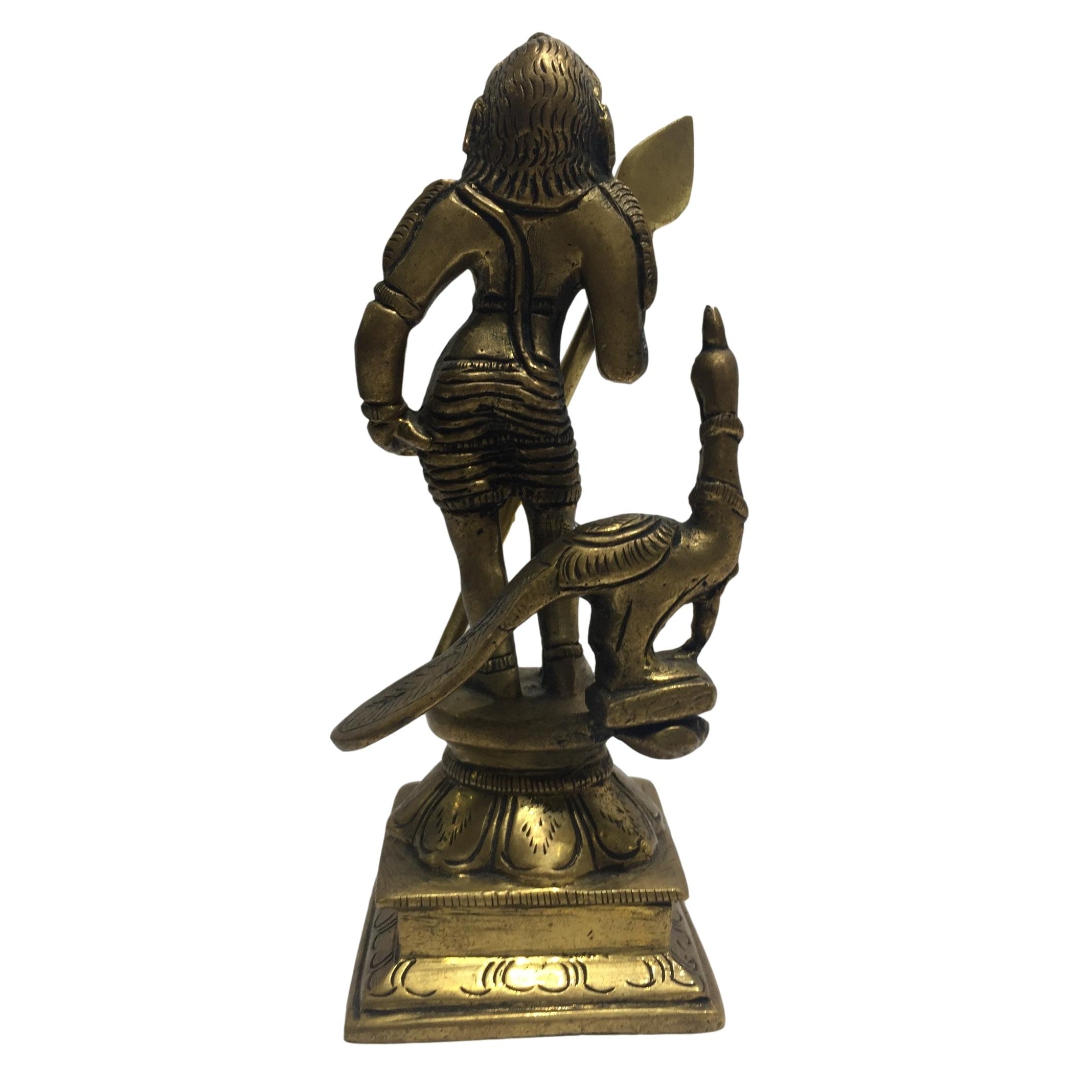 Bala Murugan with 2 Hands Brass Antique 6 inch/ பால முருகன் சிலை - Sri Prarthana