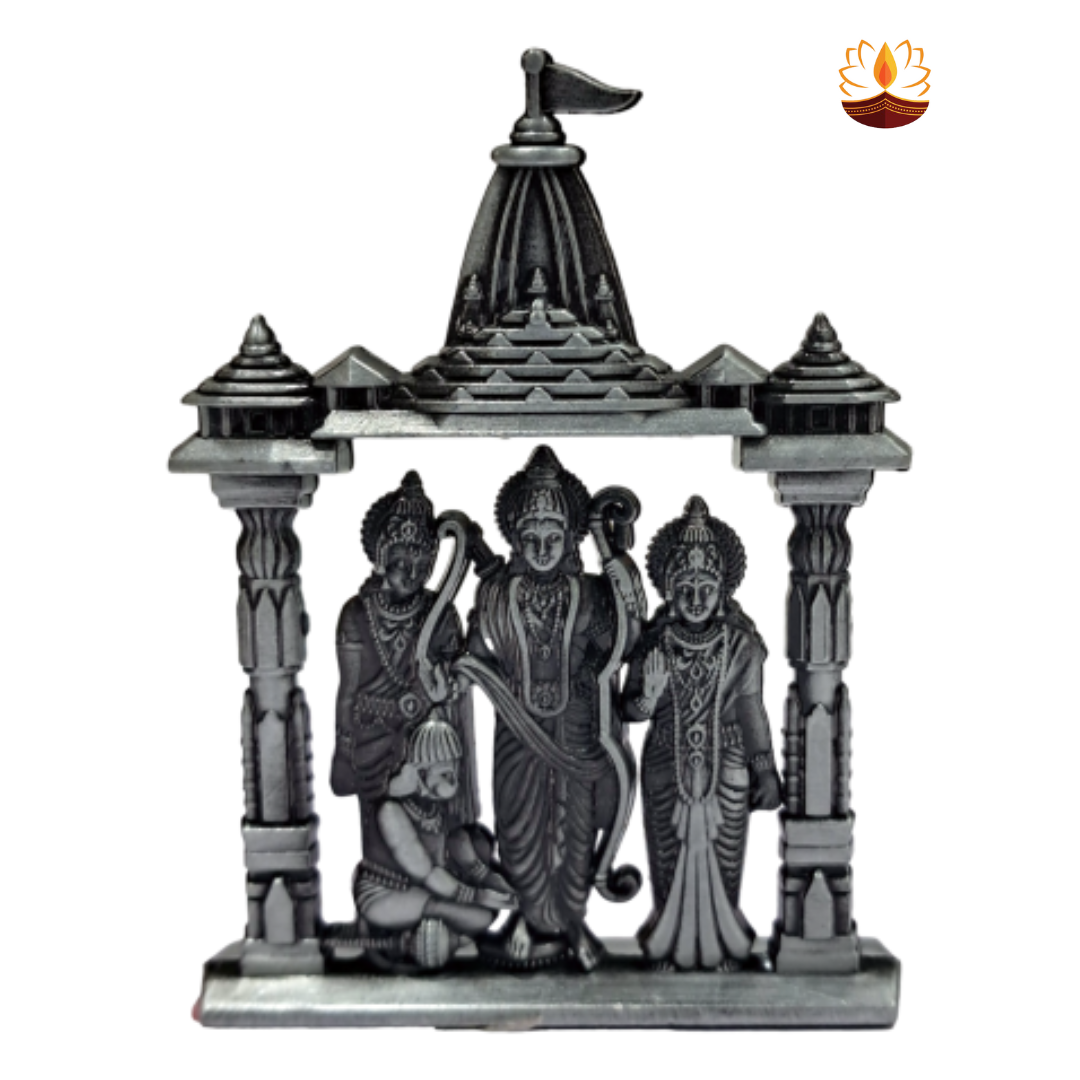 Sri Ram Darbar Car Decorative Stand Showpiece size 2.5 inch