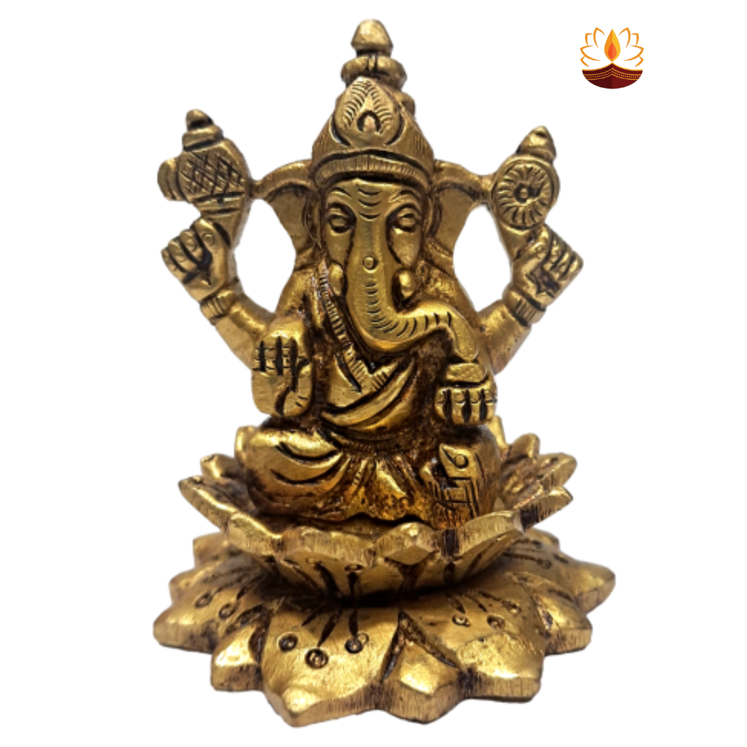 Brass Ganesh - 3 Inches