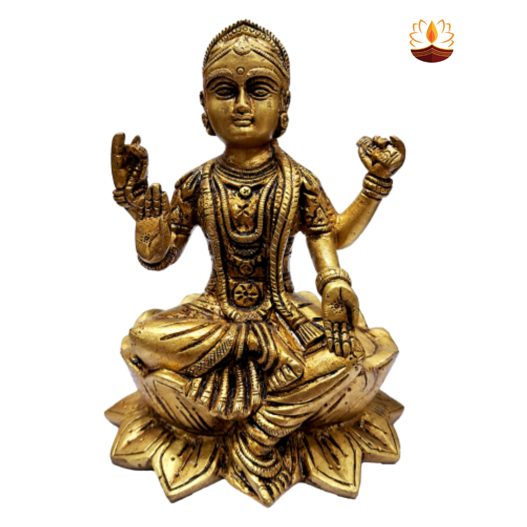 Bala Tripura sundari Brass Antique - 7 Inches