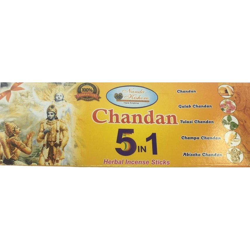 Nanda Kishore Chandan 5 In 1 Natural Hand Rolled Masala Incense