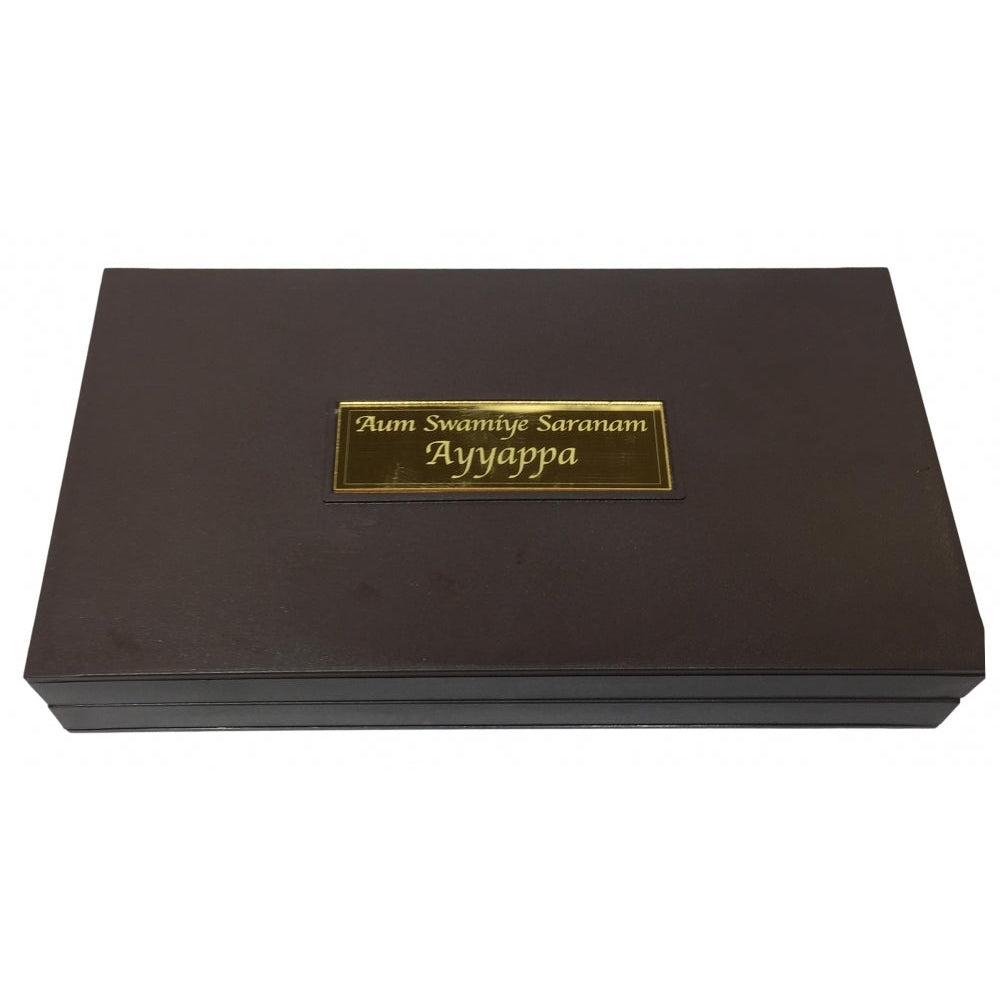 Swami Ayyapa Gold Plated Charan Box Corporate Gift 21 x 11 cms