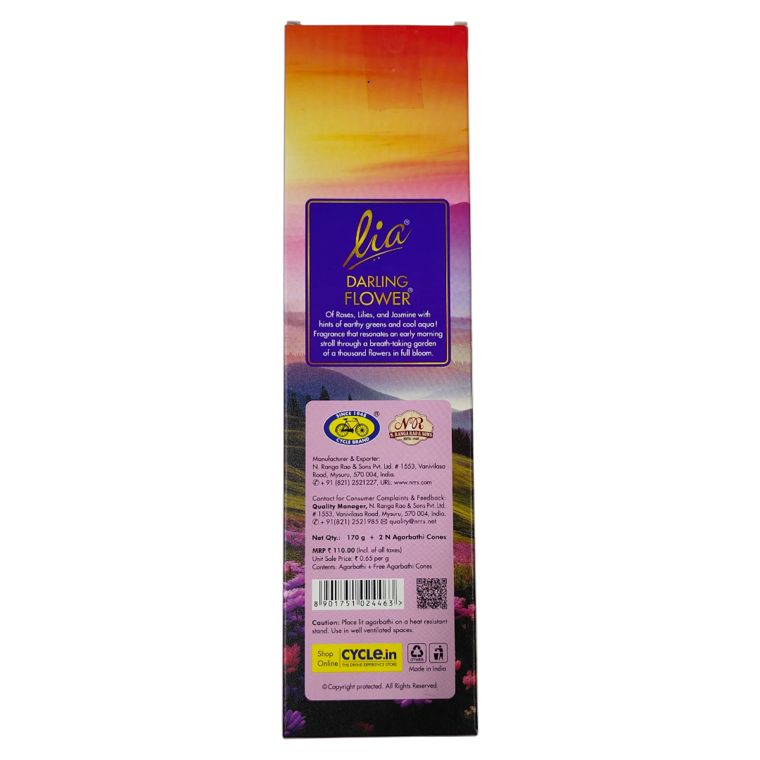 Lia Darling Flowers Incense sticks  - Fresh Blossom Premium Incense
