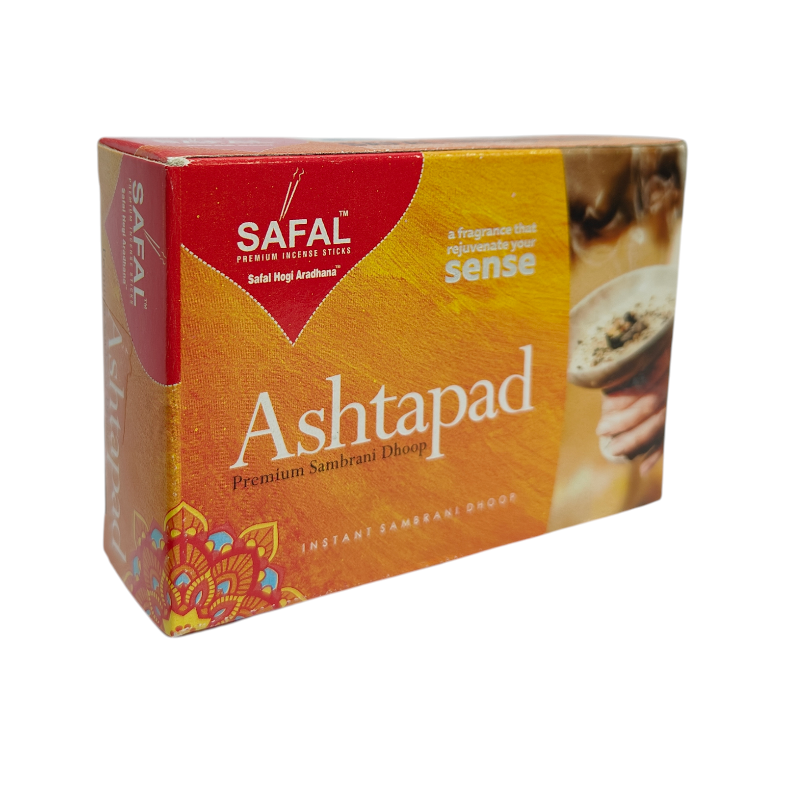 Safal Ashtapad Premium Sambrani Dhoop Sticks - Natural Benzoin Incense for Pooja