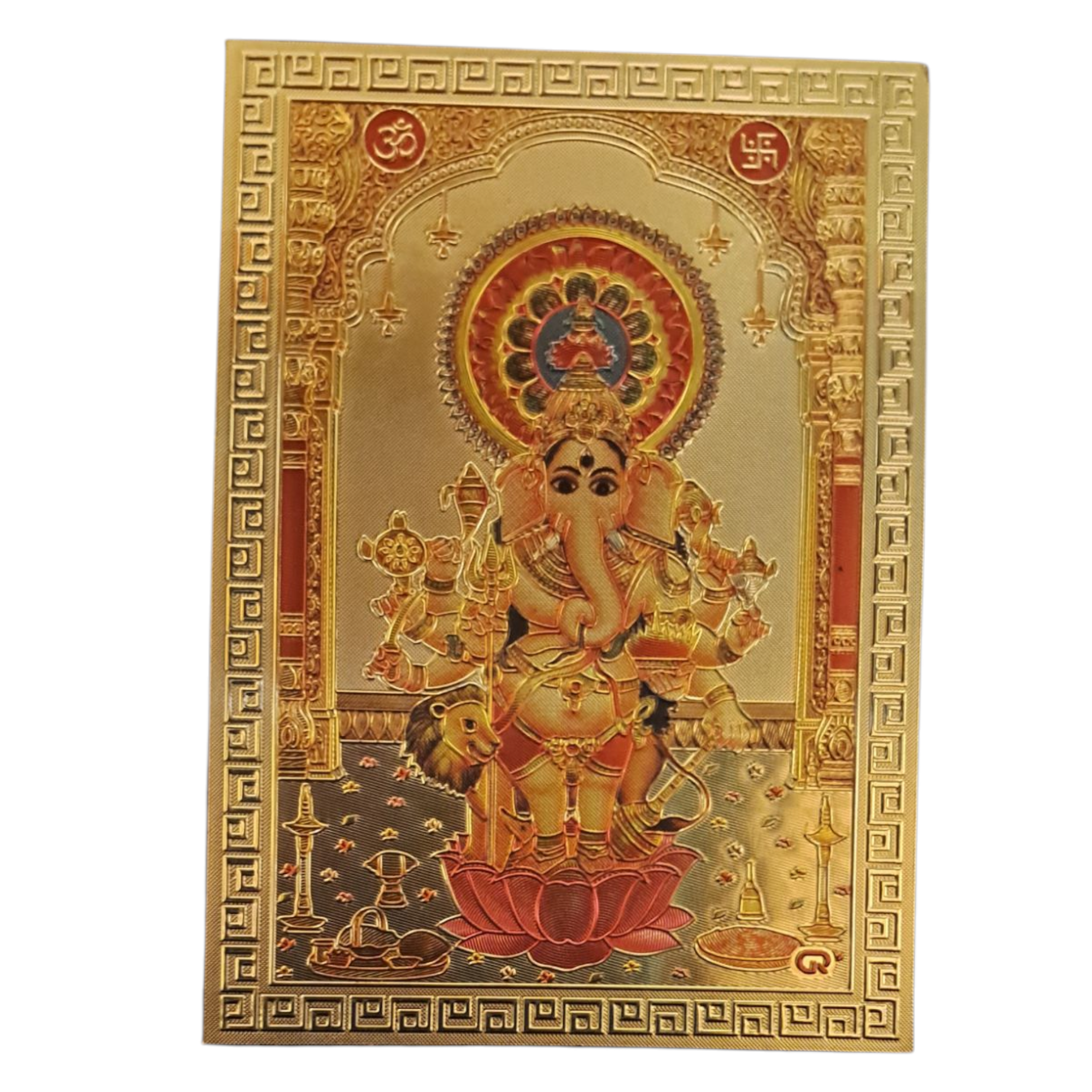 Evil Eye Protective Drishti Ganapathi Fridge Magnet கண் திருஷ்டி கணபதி 6.25 X 8.5 Cms
