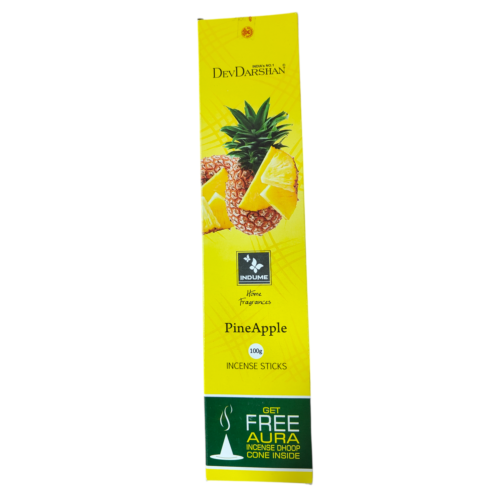 DevDarshan Pineapple Incense Sticks - an exceptional Aroma for living rooms & Meditation
