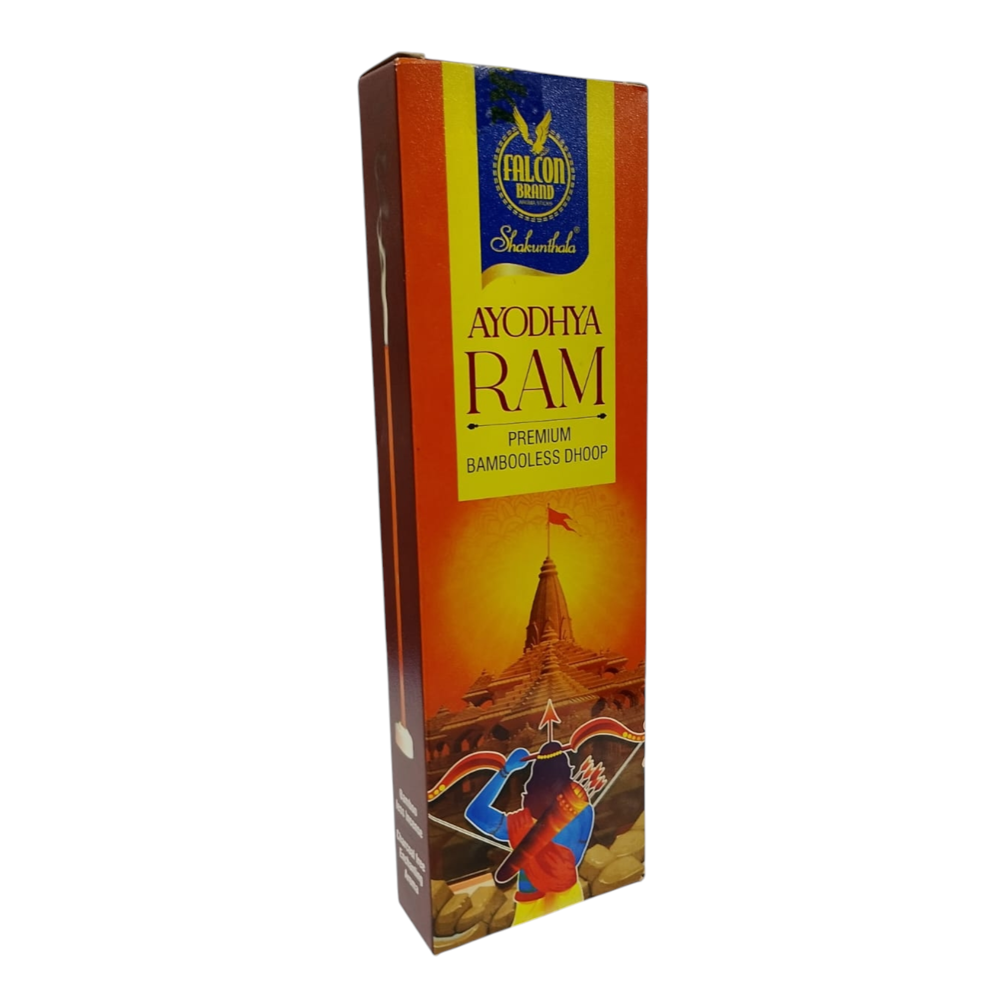 Falcon Brand Ayodhya Ram Premium Bambooless Dhoop