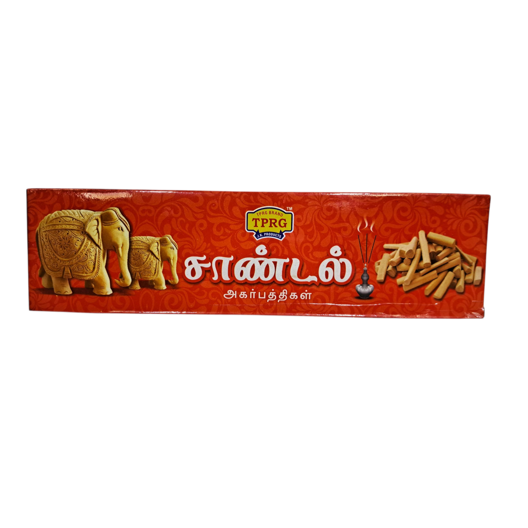 TPRG Sandal Incense Sticks - Rich in texture and Chandan fragrance for Spiritual Pooja & practices