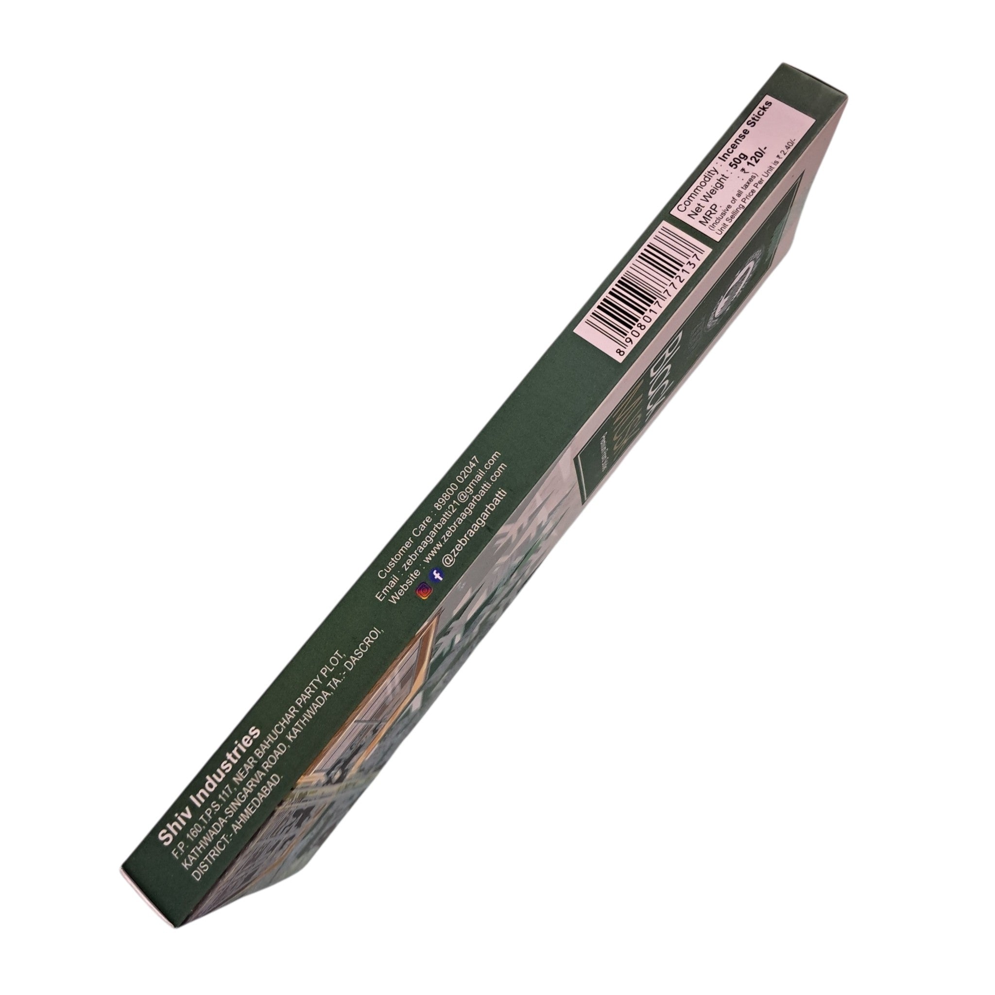 Zebra Black Musk Premium Flora Sticks  -  Arabic Traditional Kasturi Agarbatti for Pooja rituals and Yoga