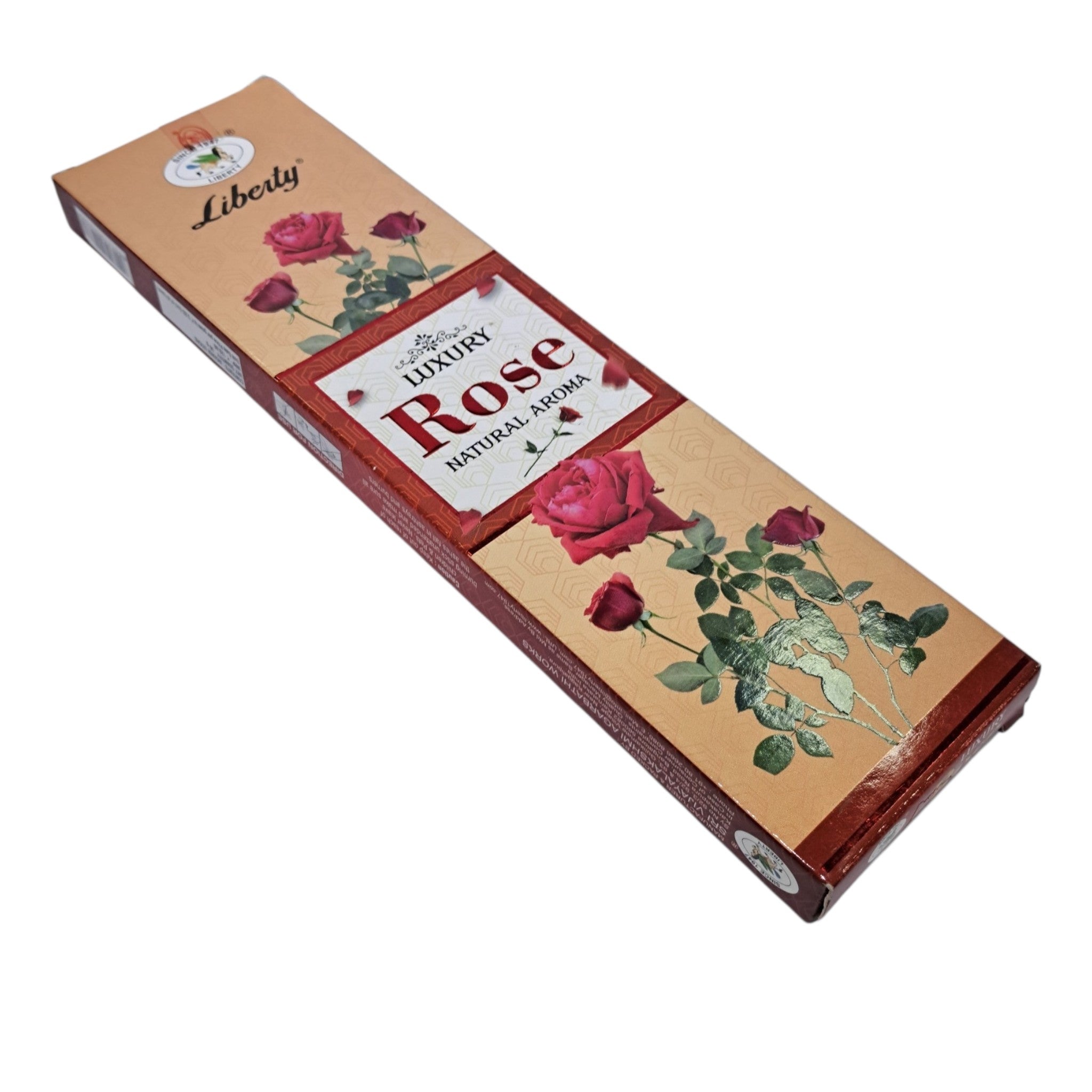 Liberty Luxury Rose Natural Aroma Incense Sticks - a luxurious Garden Fresh fragrance