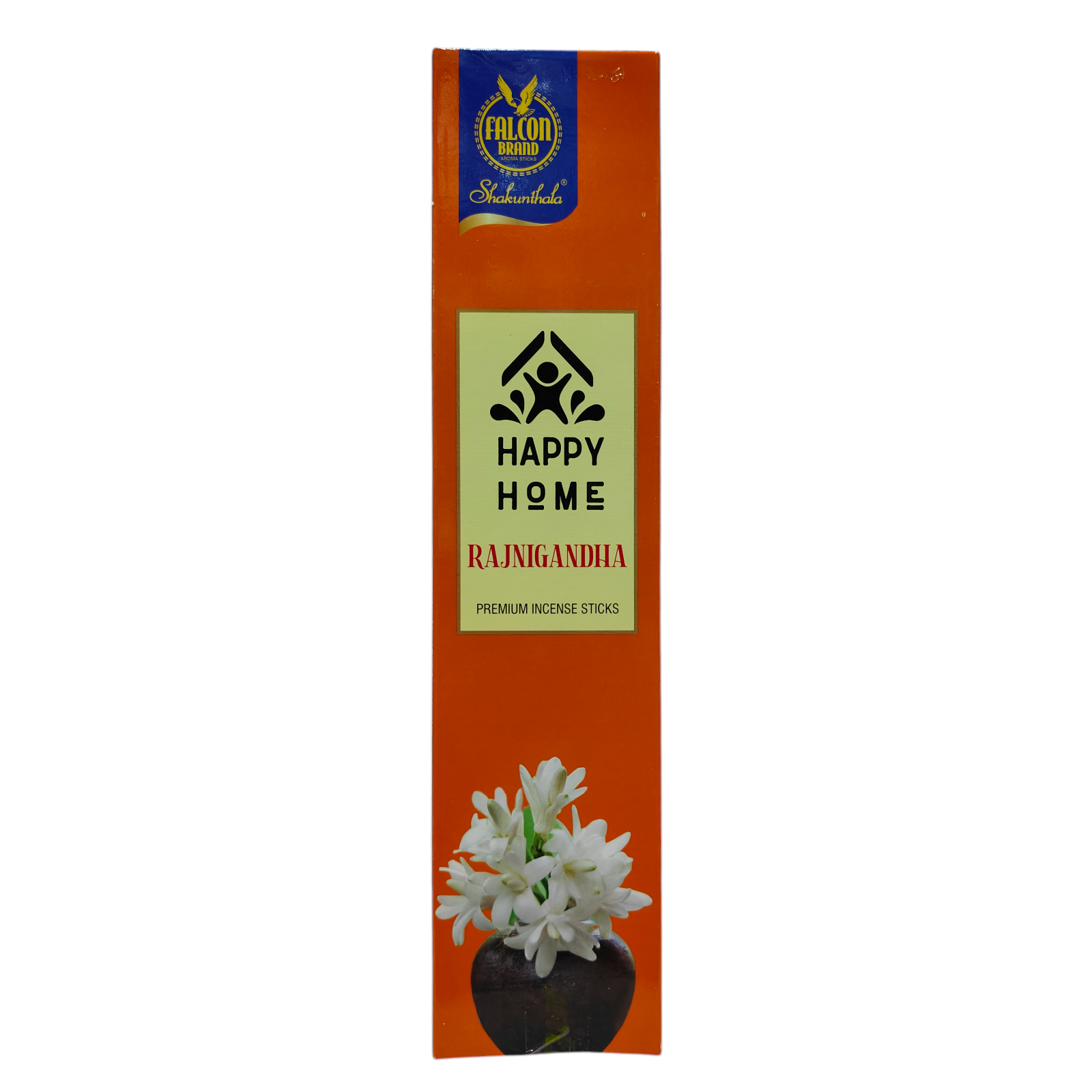 Shakunthala Happy Home Red Chandan  Premium Incense Sticks - Indian Sandal Flavour Agarbathi for Pooja & Celebrations