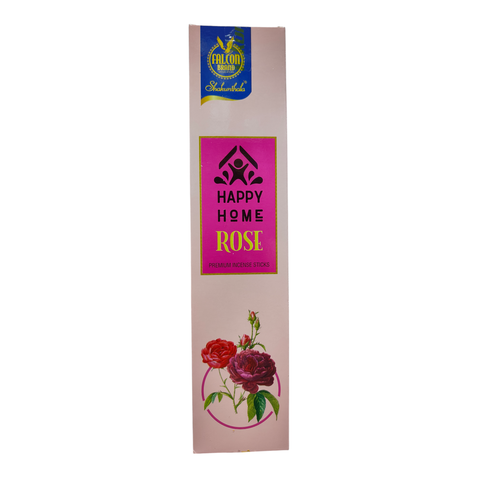 Shakunthala Happy Home Rose Premium Incense Sticks - Gulab Flavour Agarbatti for Home & Temple Fragrance