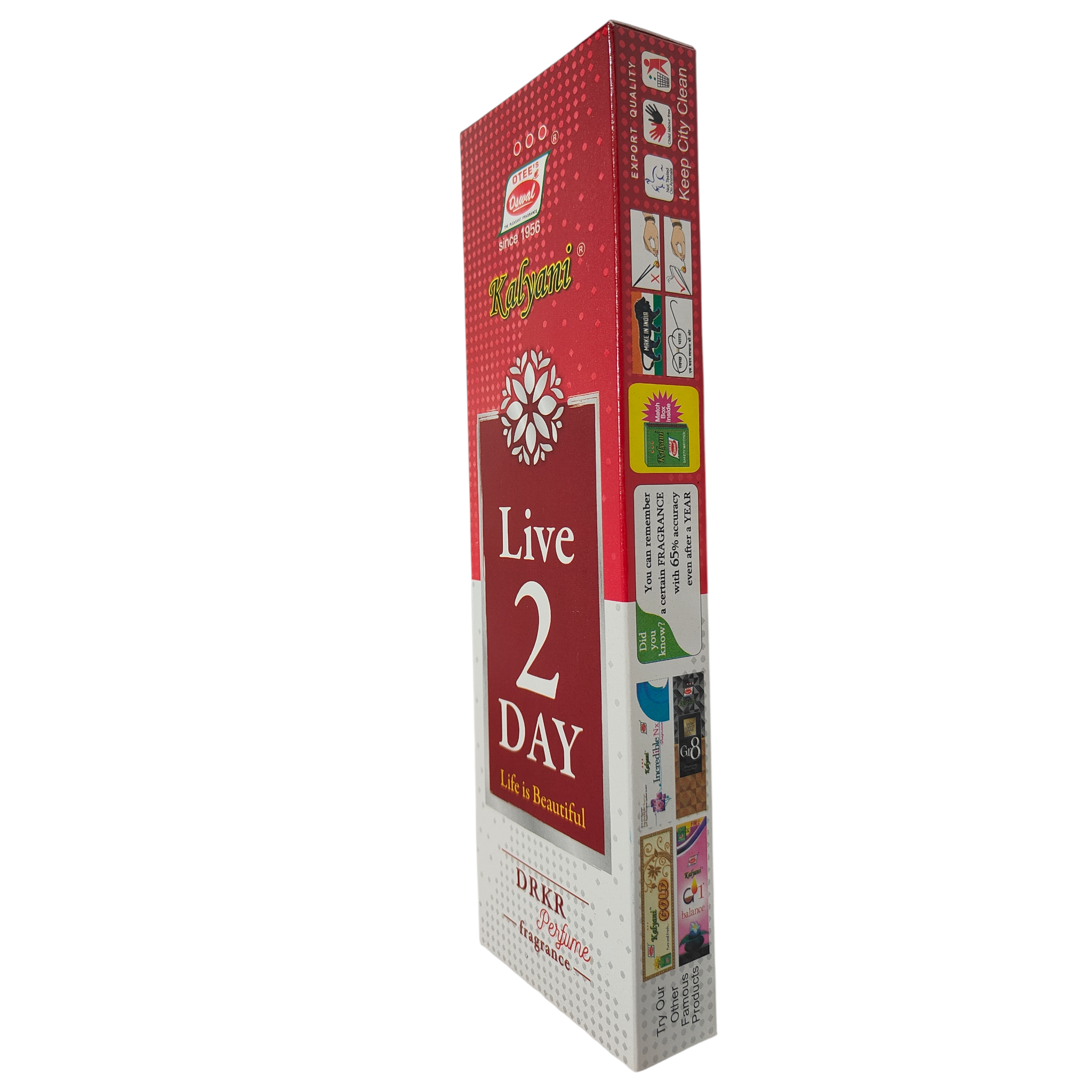 OTEE Oswal Kalyani Live 2 Day  Agarbatti - Powerful & Refreshing Fragrance