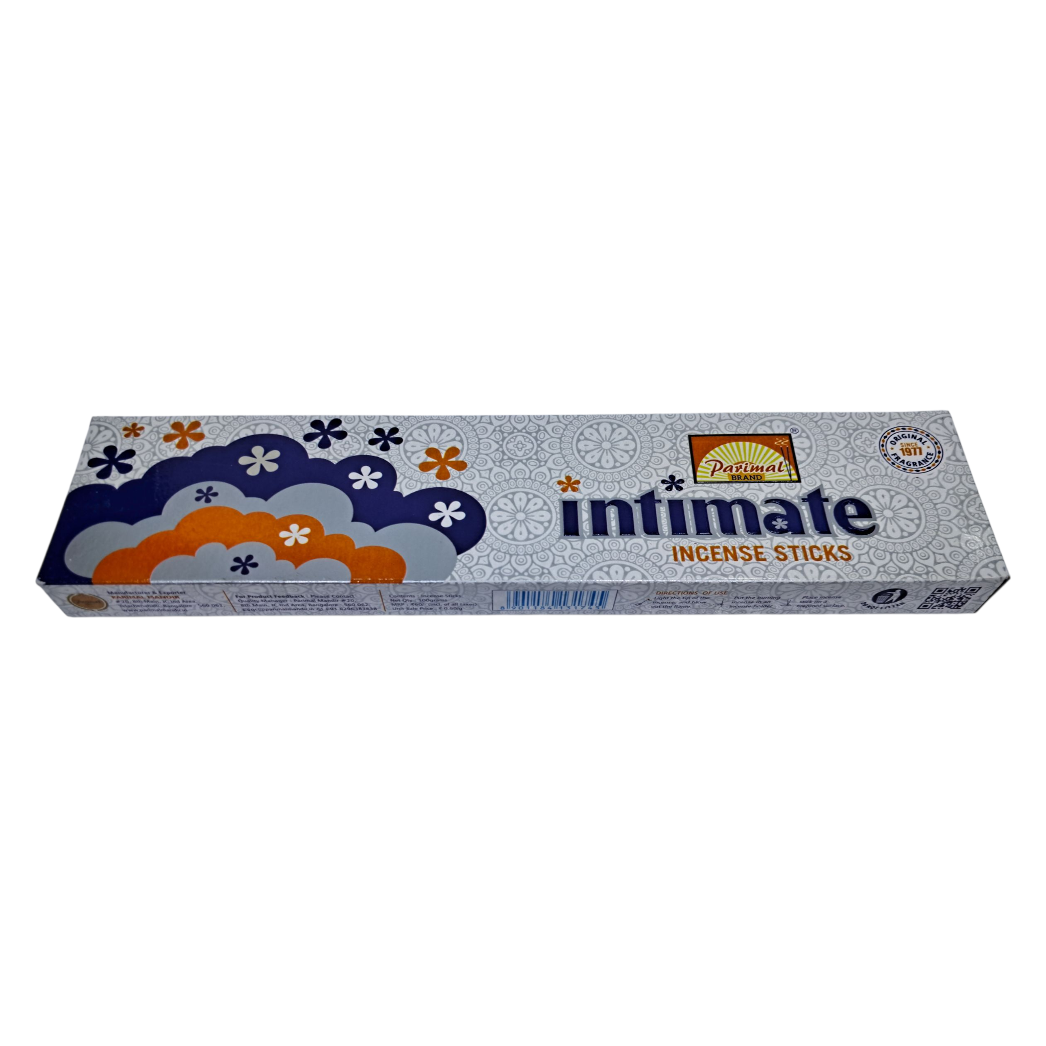 Parimal Intimate Incense Sticks - Premium Agarbatti for Soothing Fragrance