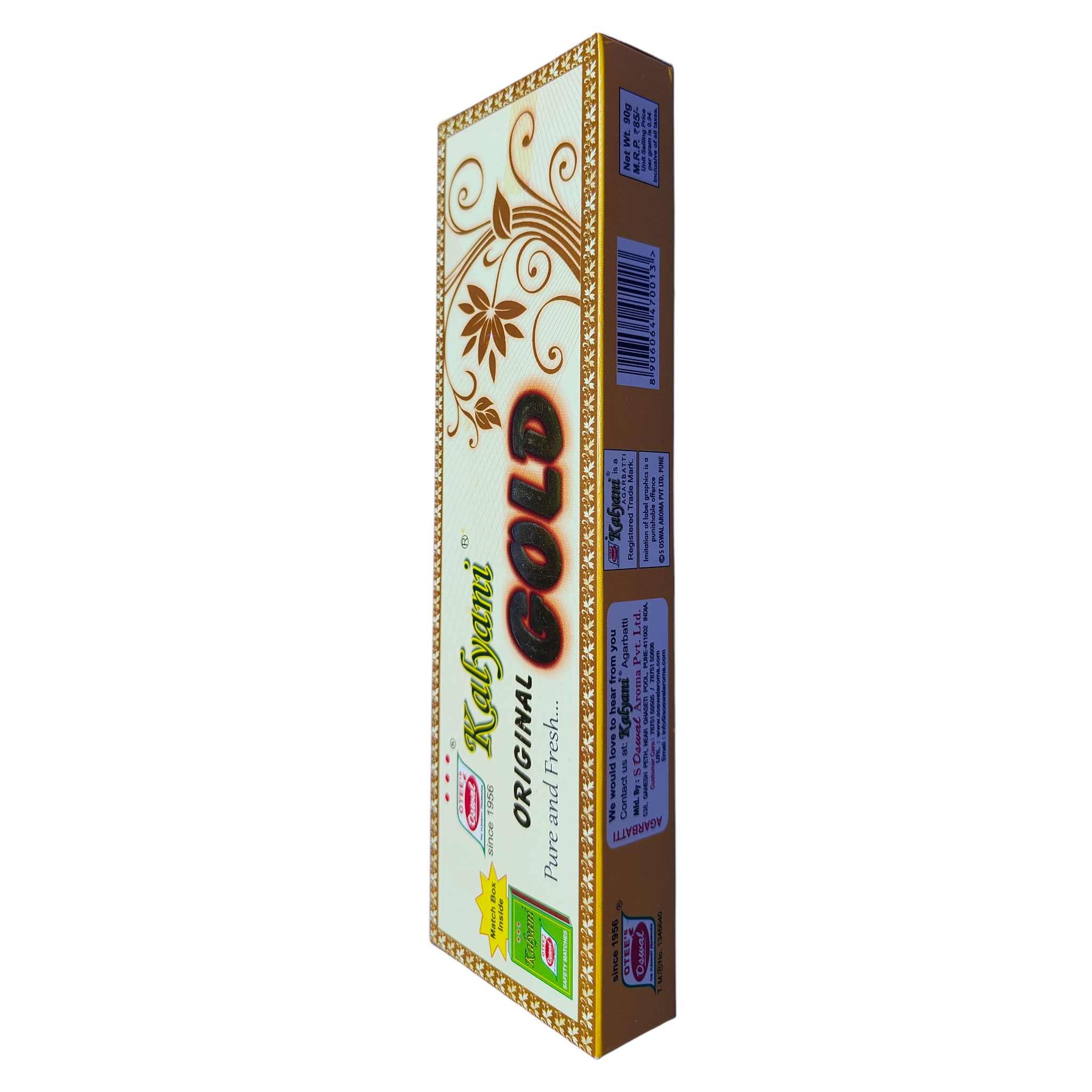 OTEE Oswal Kalyani Original Gold Agarbatti - Rich & Divine Fragrance