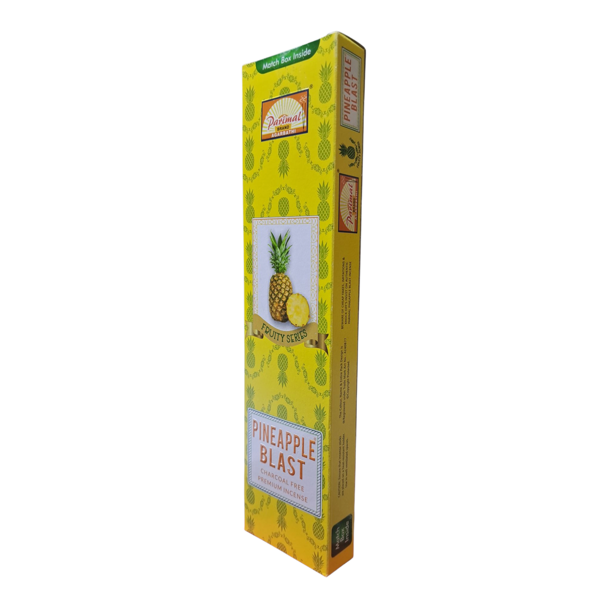 Parimal Pinapple Blast Charcoal Free Premium Incense