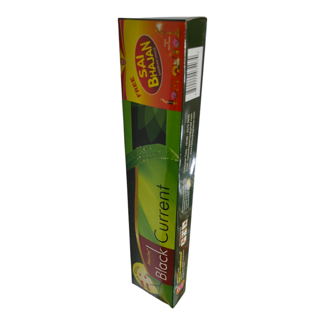 Hari Om Black Current Incense Sticks for Pooja & spiritual ceremonies