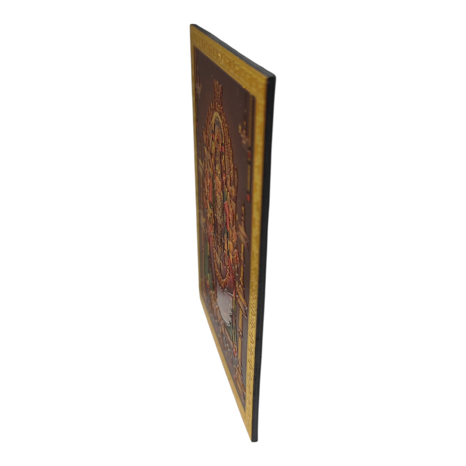 Samayapuram Temple Moolavr Mariamman Photo Fridge Magnet  - Souvenir & Divine Décor 6.25 X 8.5 Cms