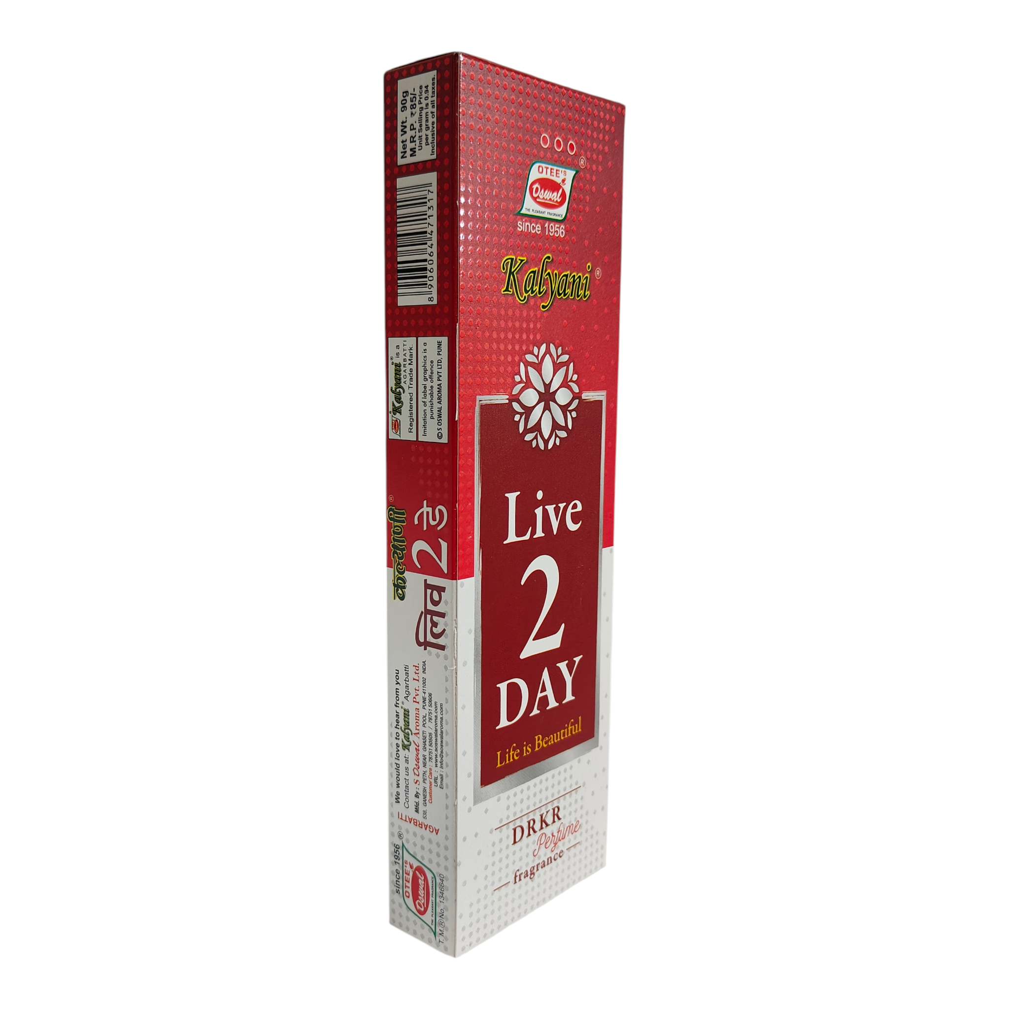 OTEE Oswal Kalyani Live 2 Day  Agarbatti - Powerful & Refreshing Fragrance