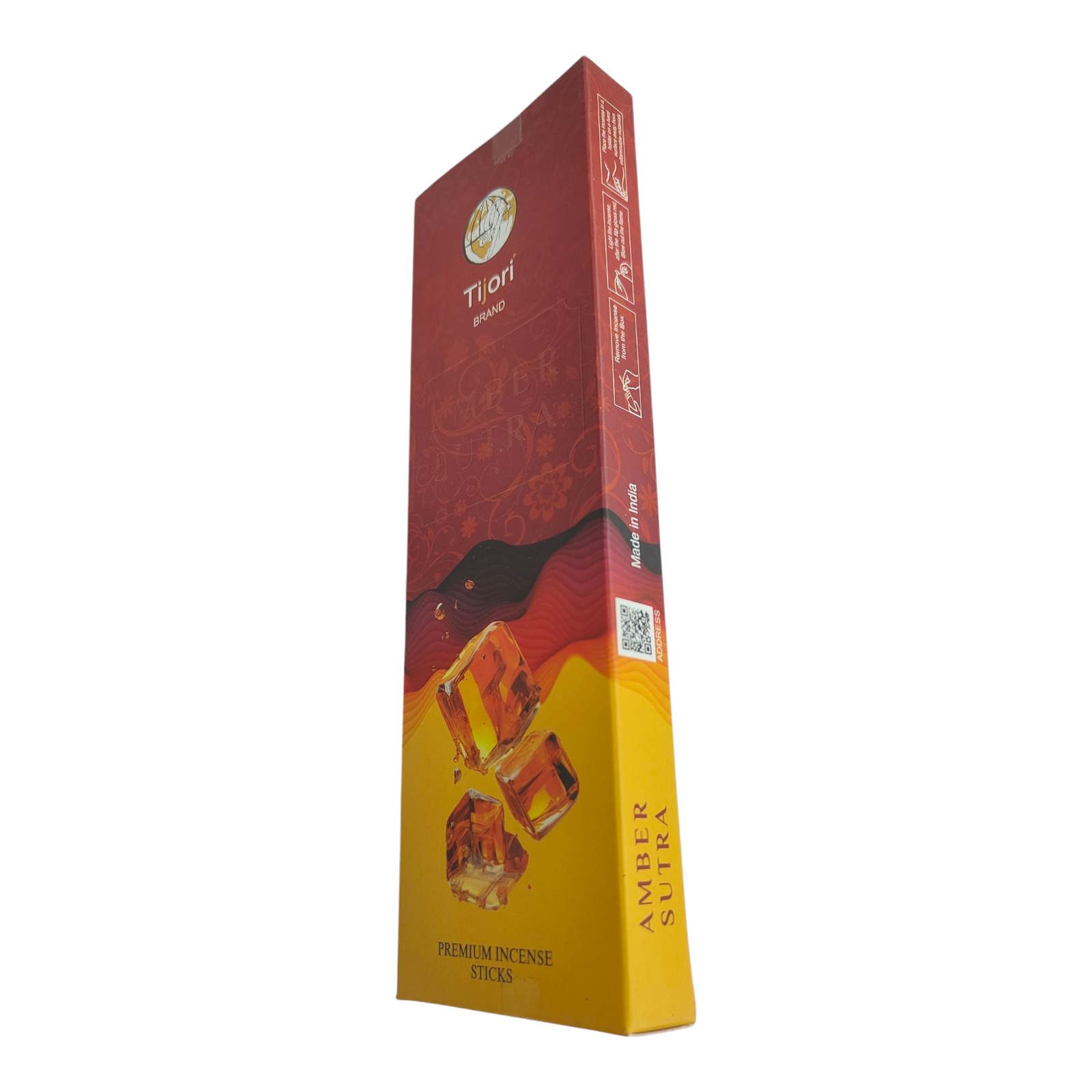 Tijori Amber Sutra Premium Incense Sticks – Warm Amber Aroma