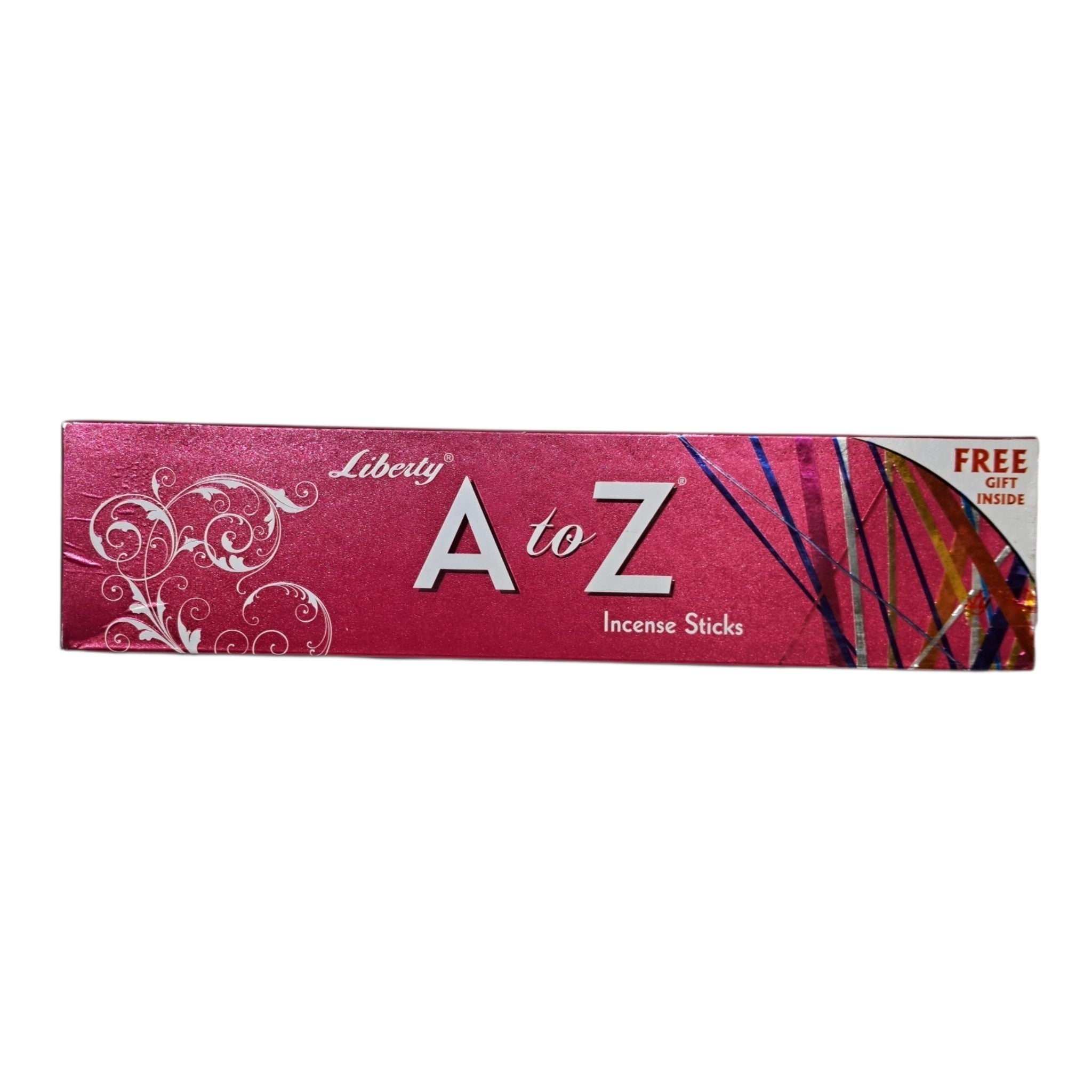 Liberty A to Z Incense Sticks - Premium assortment of multiple fragrances