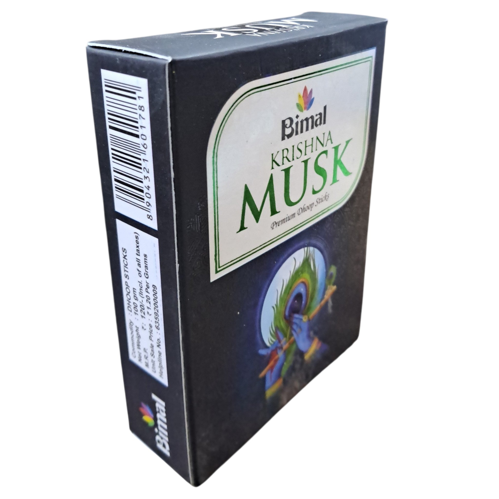 Bimal Krishna Musk Premium Dhoop Sticks - a peaceful, long-lasting aromatic atmosphere
