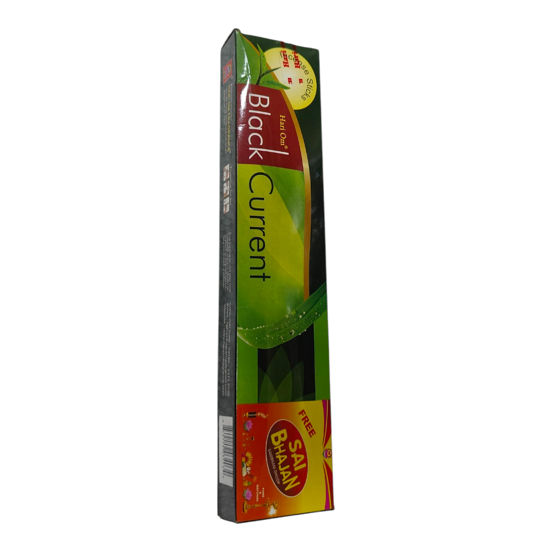 Hari Om Black Current Incense Sticks for Pooja & spiritual ceremonies