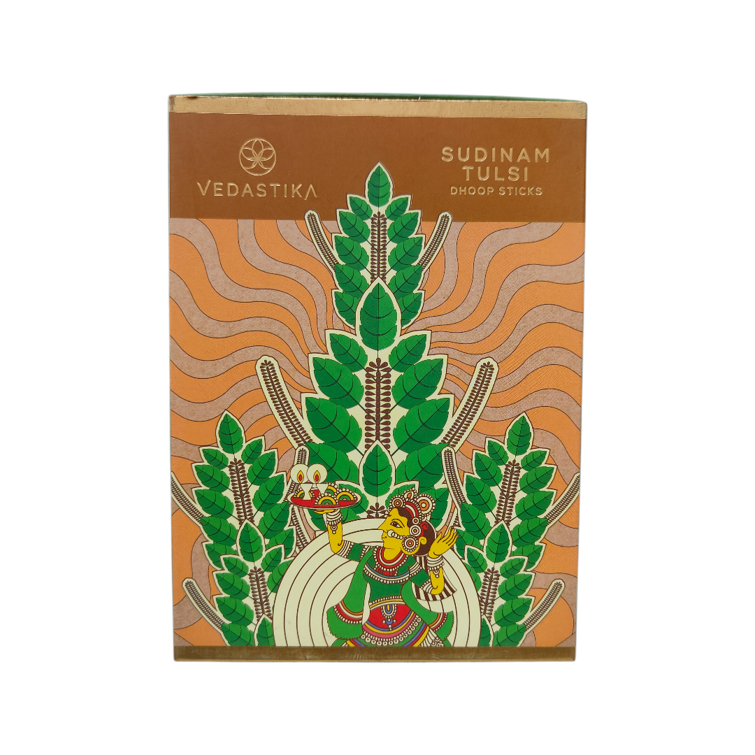 Vedastika Sudinam Tulsi Dhoop Sticks - Ayurvedic traditional Fragrance for Pooja & Homam