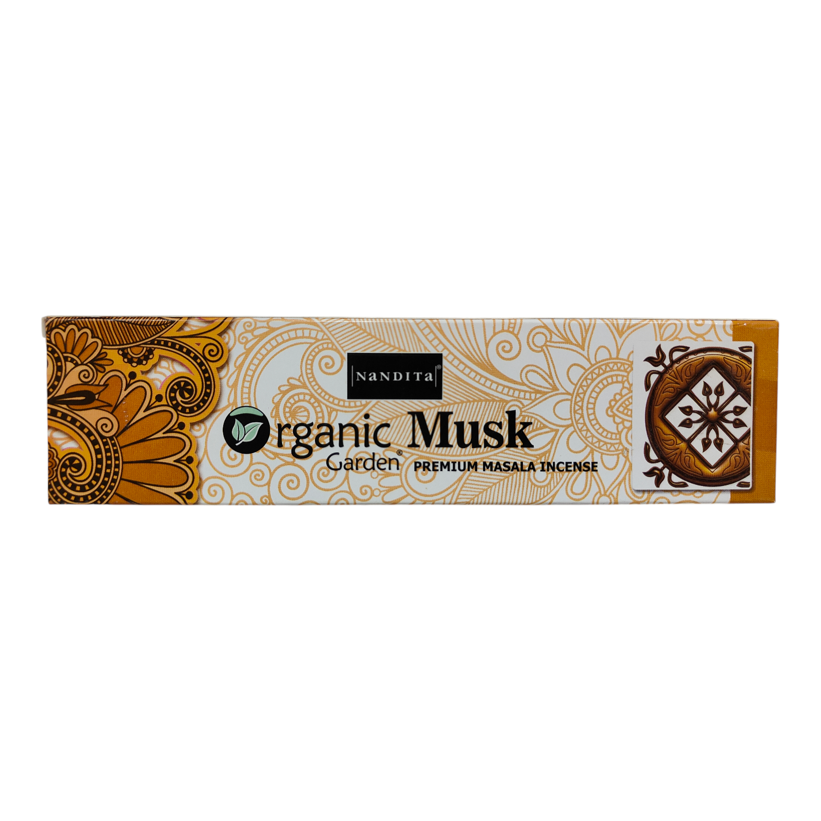 Nandita Organic Musk Garden Premium Masala Incense - Natural Kasturi Aroma Agarbatti for Meditation & Pooja