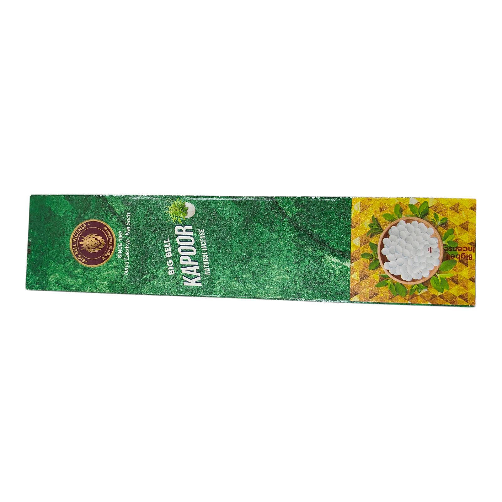 Big Bell Kapoor Natural Incense Stick -Pure Camphor Fragrance Agarbatti for Pooja & Purification