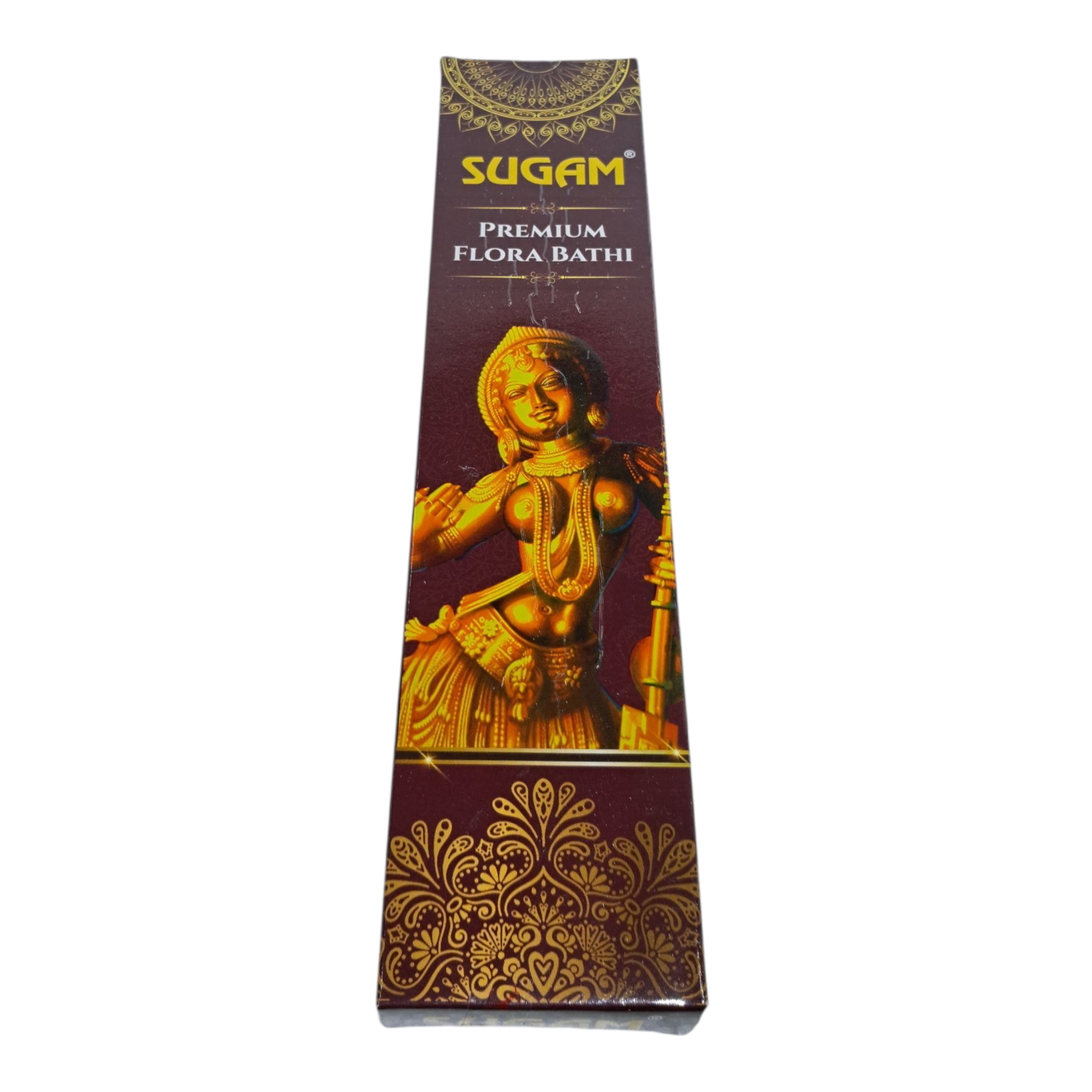 GT Sugam Premium Flora Bathi - Hand-Rolled Natural Incense Sticks for Pooja