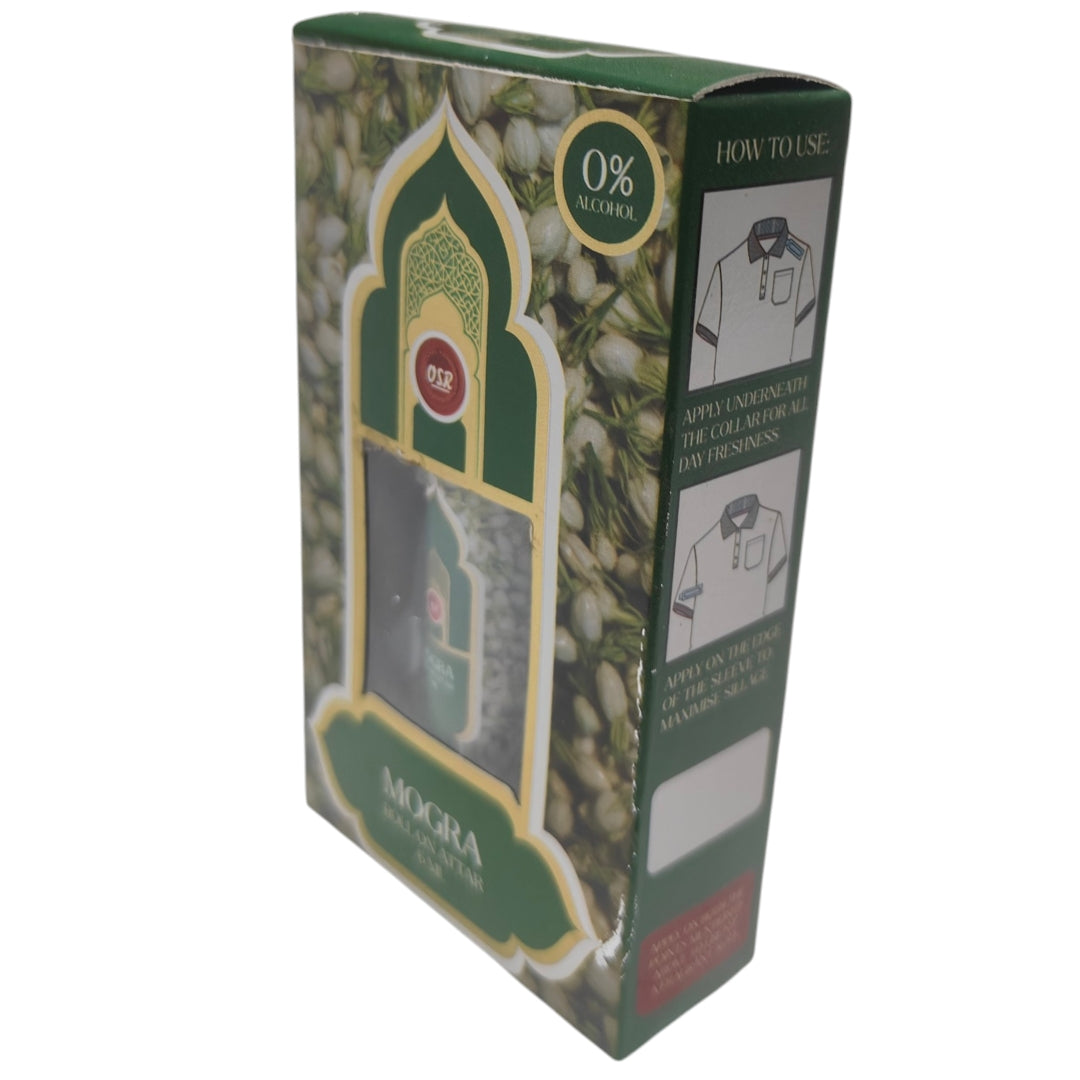 OSR Mogra Roll On Attar 6 ml - refined and refreshing fragrance