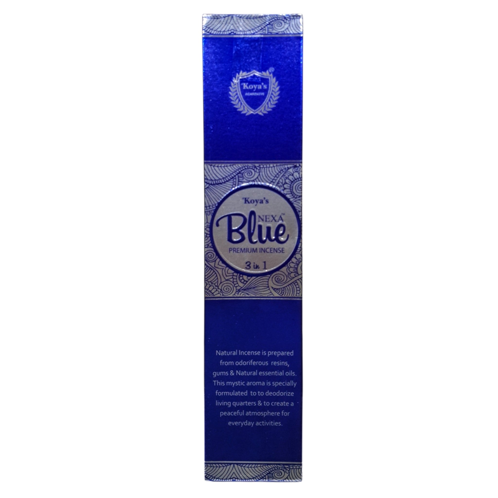Koya's Royal Blue Premium Incense 3 In 1 Sticks - for a peaceful and positive ambience