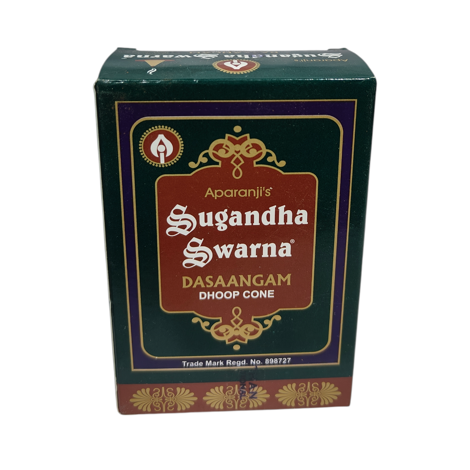 Aparanji's Sugandha Swarna Dasangam Dhoop Cone -Traditional Herbal Aroma