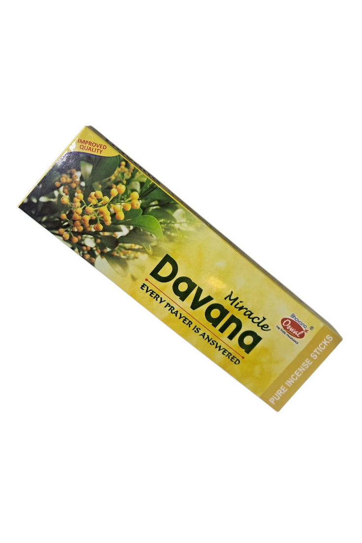 Oswal Miracle Davana Incense Sticks - Spiritual Home Fragrance