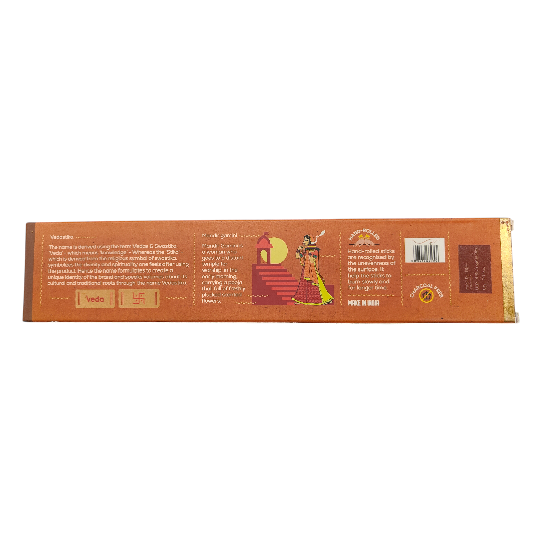 Vedastika Svadishtana (Sacral Chakra) Incense Sticks - Traditional Aroma for Chakra Meditation & Energy healing